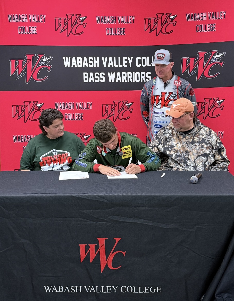 Wabash Valley College Bass Team Signs Zane Barthelemy of Salem Illinois